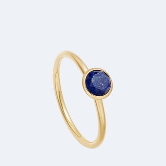Mini Stilla Lapis Lazuli Ring