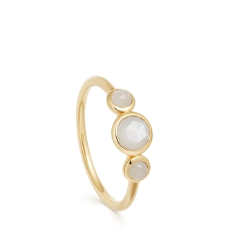 Stilla Triple Moonstone Ring
