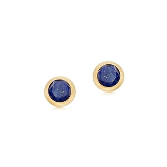 Mini Stilla Lapis Lazuli Stud Earrings