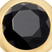 Gold Stilla Mini Black Onyx Stud Earrings 
