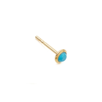 Mini Stilla Turquoise Single Stud Earring