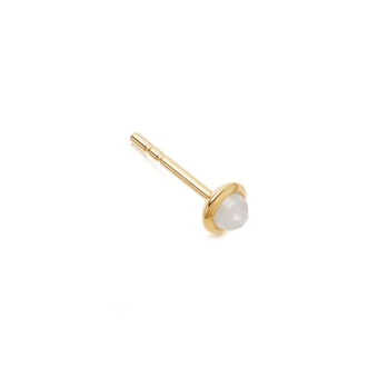 Mini Stilla Moonstone Single Stud Earring