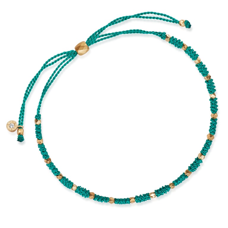 Strength Skinny Biography Bracelet in Yellow Gold Vermeil | Astley Clarke