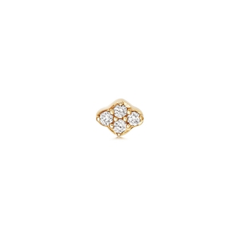 Mini Interstellar Cluster Single Diamond Stud Earring
