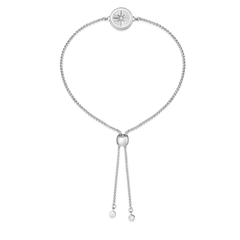 Celestial Compass Kula Bracelet in Sterling Silver
