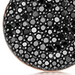 Icon Black Diamond Locket Necklace in Rose Gold