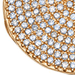 Solid Gold Icon Large Natural Diamond Locket Necklace