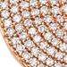 Large Icon Diamond Pendant Necklace in Rose Gold