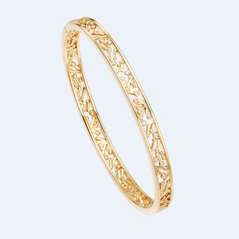Solstice Bangle in Yellow Gold Vermeil 