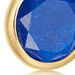 Gold Stilla Drop Lapis Hoop Earrings 