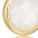 Gold Stilla Drop Moonstone Hoop Earrings 