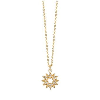 Biography Sun Pendant Necklace