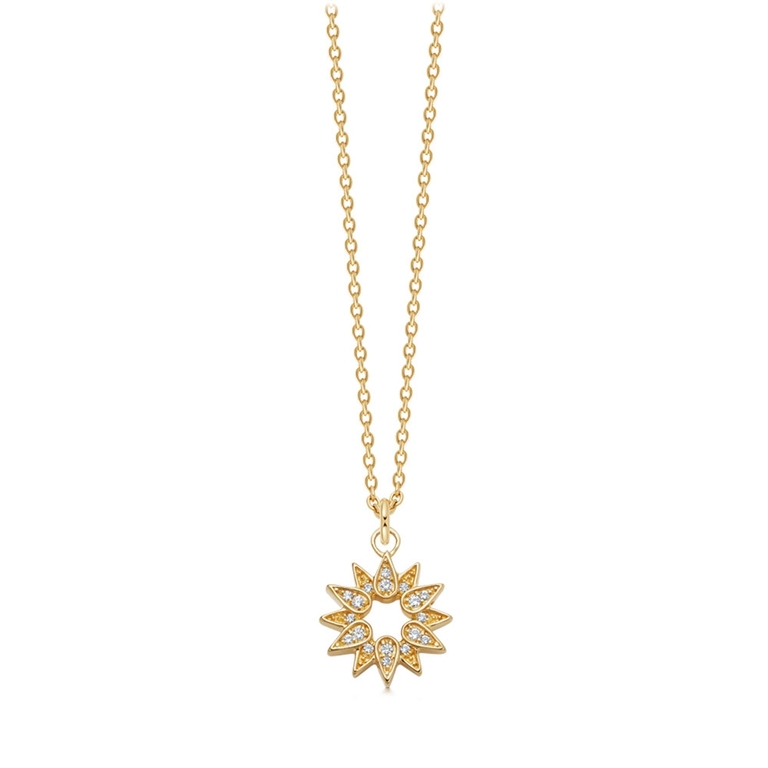 Biography Sun Pendant Necklace