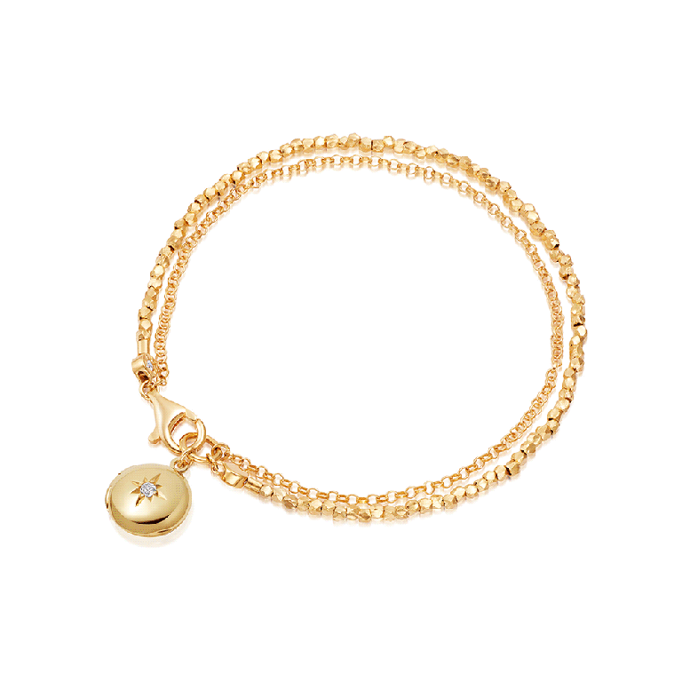 personalised photo locket bracelet
