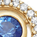 Solid Gold Icon Aura Blue Sapphire Bracelet