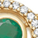 Solid Gold Icon Aura Emerald Bracelet