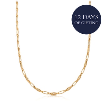 Gold Celestial Orbit Chain Necklace
