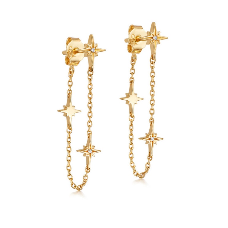 Celestial Necklace and Earring Stack