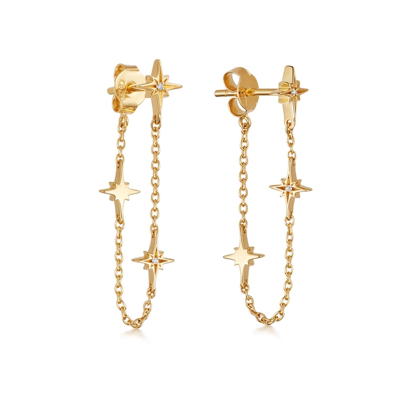 Celestial Chain Earrings