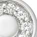Silver Celestial Tiny Cosmos Stud Earrings