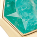 Deco Amazonite Signet Ring in Yellow Gold Vermeil