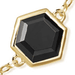 Gold Deco Black Spinel Bracelet