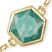 Deco Amazonite Bracelet in Yellow Gold Vermeil
