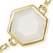 Gold Deco Moonstone Bracelet