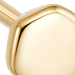 Mini Deco Stud Earrings in Yellow Gold Vermeil