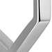 Silver Deco Medium Hoop Earrings