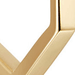 Gold Deco Medium Hoop Earrings