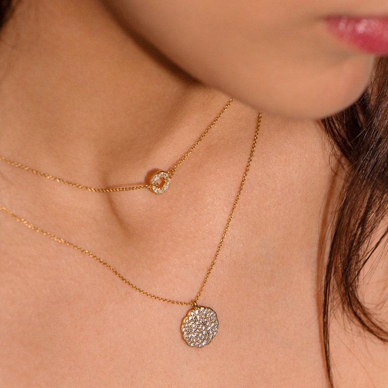 Interstellar Pendant | 14 Ct Yellow Gold