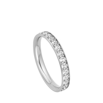 Polaris Eternity Ring in Sterling Silver