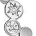 Silver Polaris North Star White Sapphire Ring