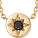 Polaris Black Spinel Star Set Pendant Vermiel