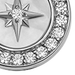Silver Large Polaris Mother of Pearl Locket Necklace