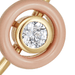 Gold Cirque Pink Enamel Ring