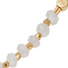 Orbit and Biography Rainbow Moonstone Star Set Necklace in Yellow Gold Vermeil