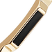 Gold Aubar Black Enamel Ring