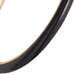 Gold Cirque Half Eternity Black Enamel Ring