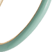 Gold Cirque Half Eternity Green Enamel Ring