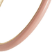 Gold Cirque Half Eternity Pink Enamel Ring