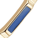 Aubar Hoop Earrings Blue Enamel