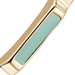 Aubar Hoop Earrings Green Enamel
