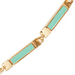 Aubar Necklace Green Enamel