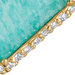 Gold Ottima Amazonite Slice Earrings 
