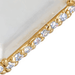 Gold Ottima Mother of Pearl Slice Earrings 