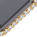 Gold Ottima Black Onyx Slice Earrings 