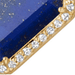 Gold Ottima Lapis Slice Landscape Pendant Necklace