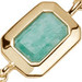 Gold Ottima Amazonite Tennis Bracelet 